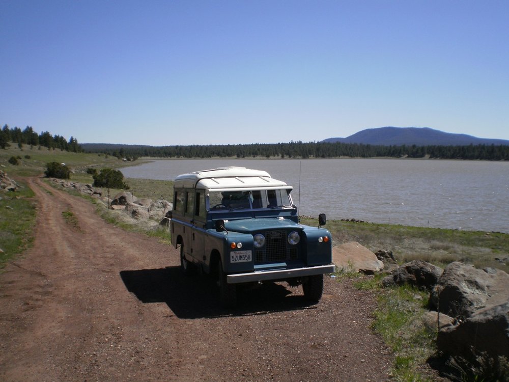On the shore of Lake Mary, just south of Flagstaff