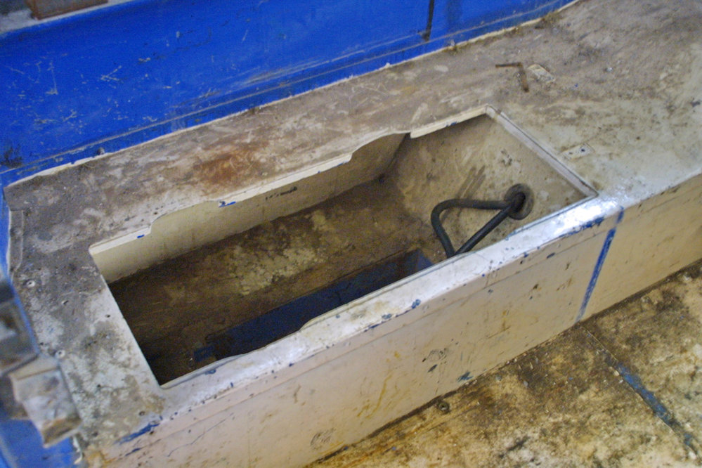 Cutout on passenger side